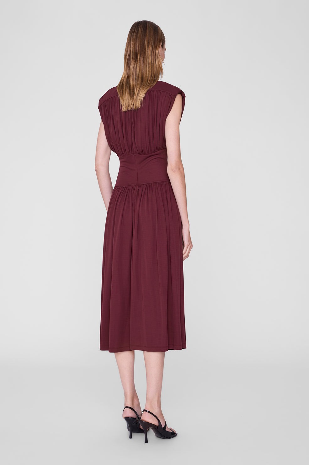 Fran Dress - Burgundy