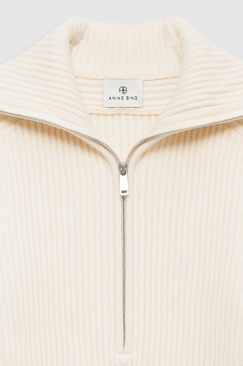 June Trucker Collar Sweater - Ecru