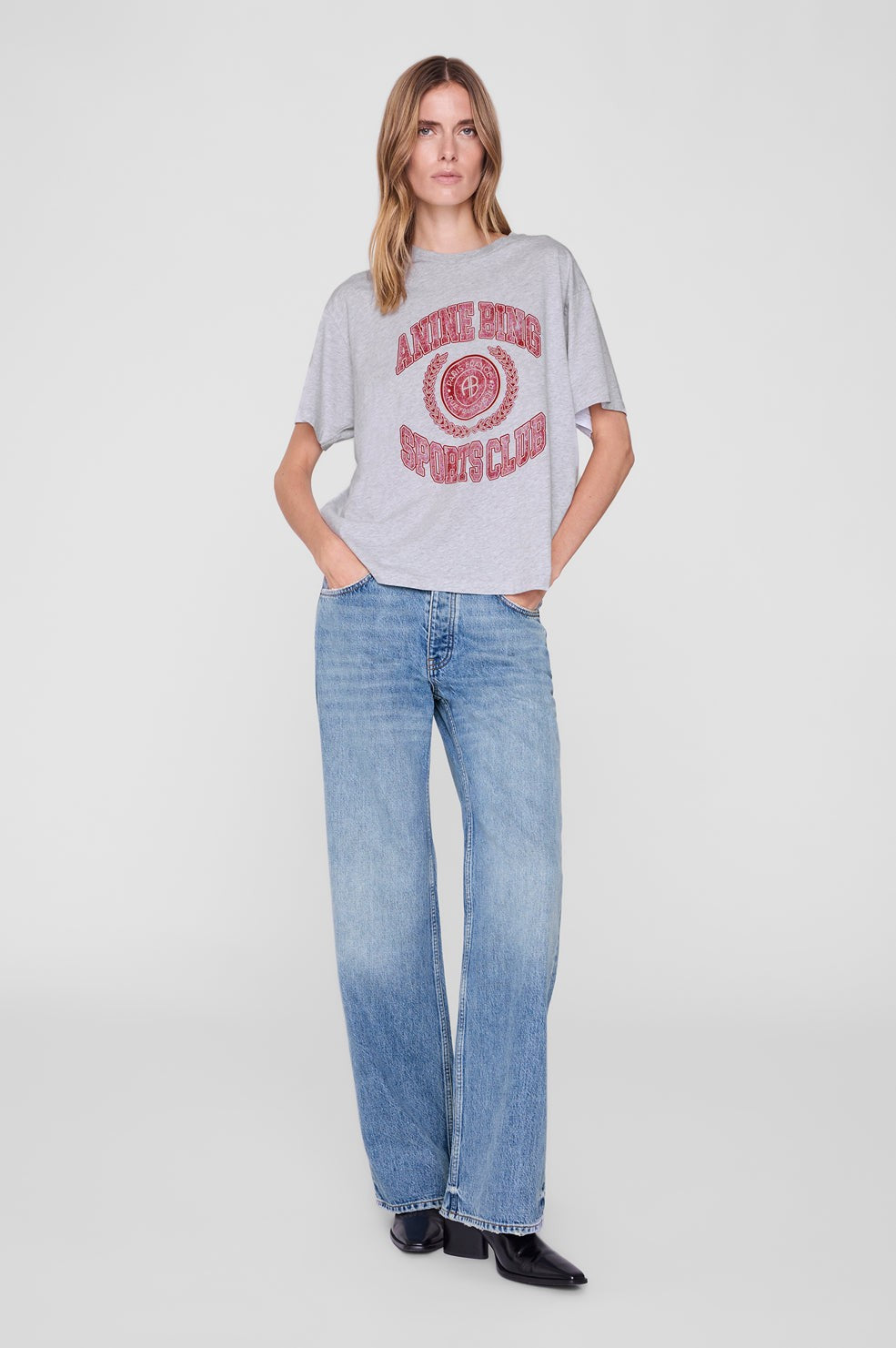 Cade Tee Collegiate - Grey
