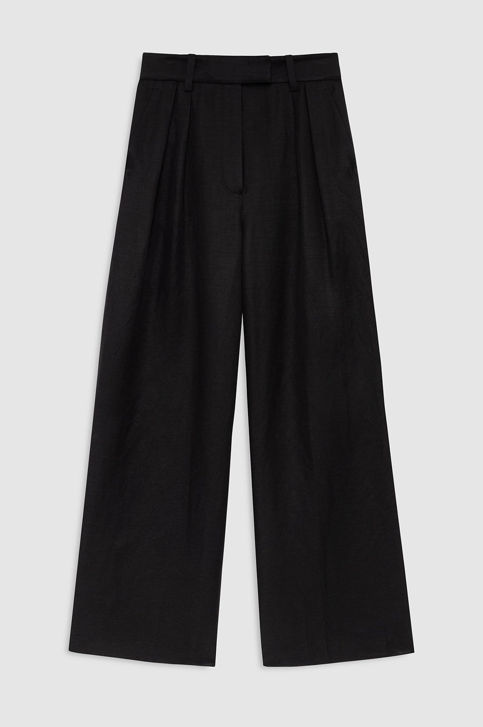 Lou Trouser - Black Linen Blend