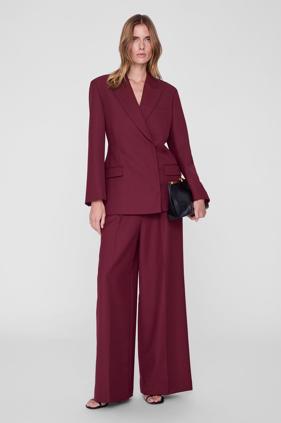 Aretha Blazer - Burgundy