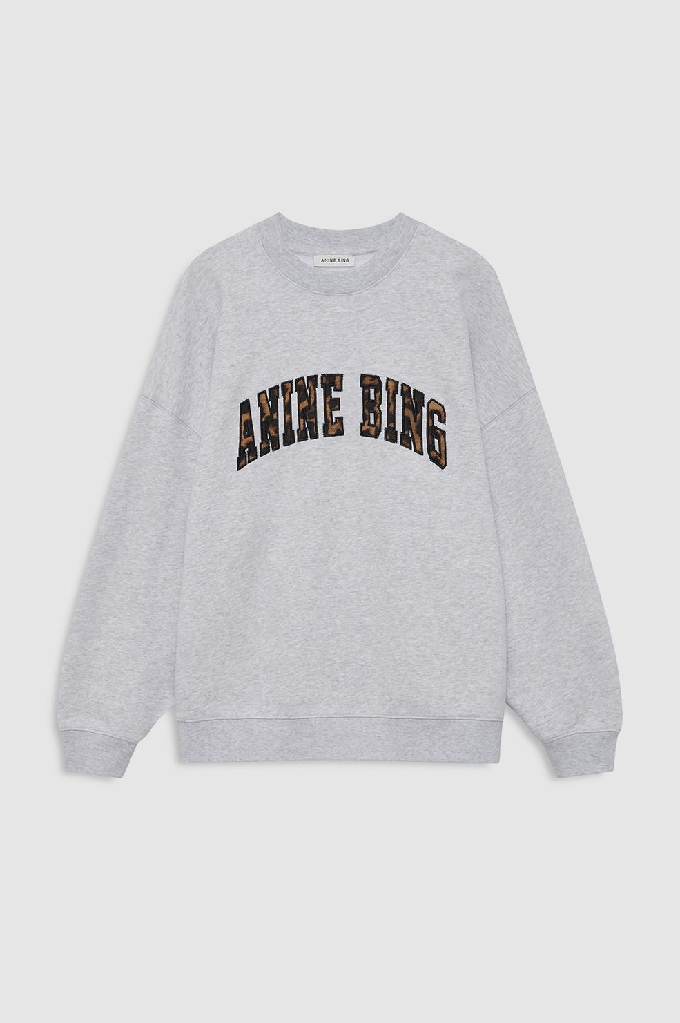 Miles Sweatshirt Anine Bing Leopard - Heather Grey