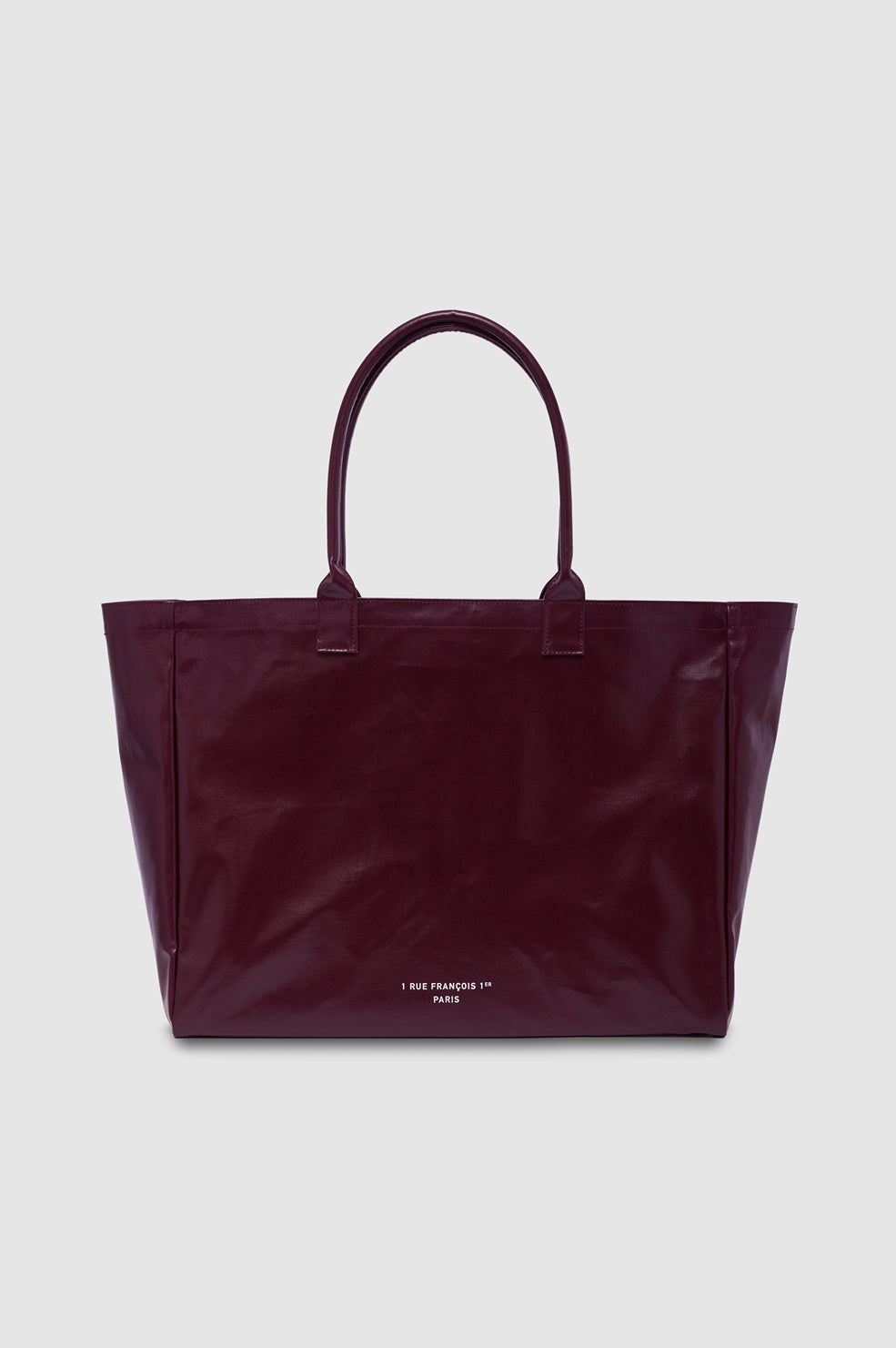 Leo Coated Canvas Tote - Fig
