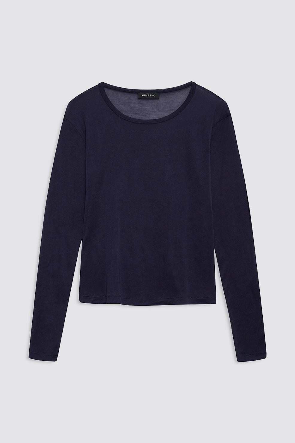 Sylvie Long Sleeve Tee - Midnight Blue