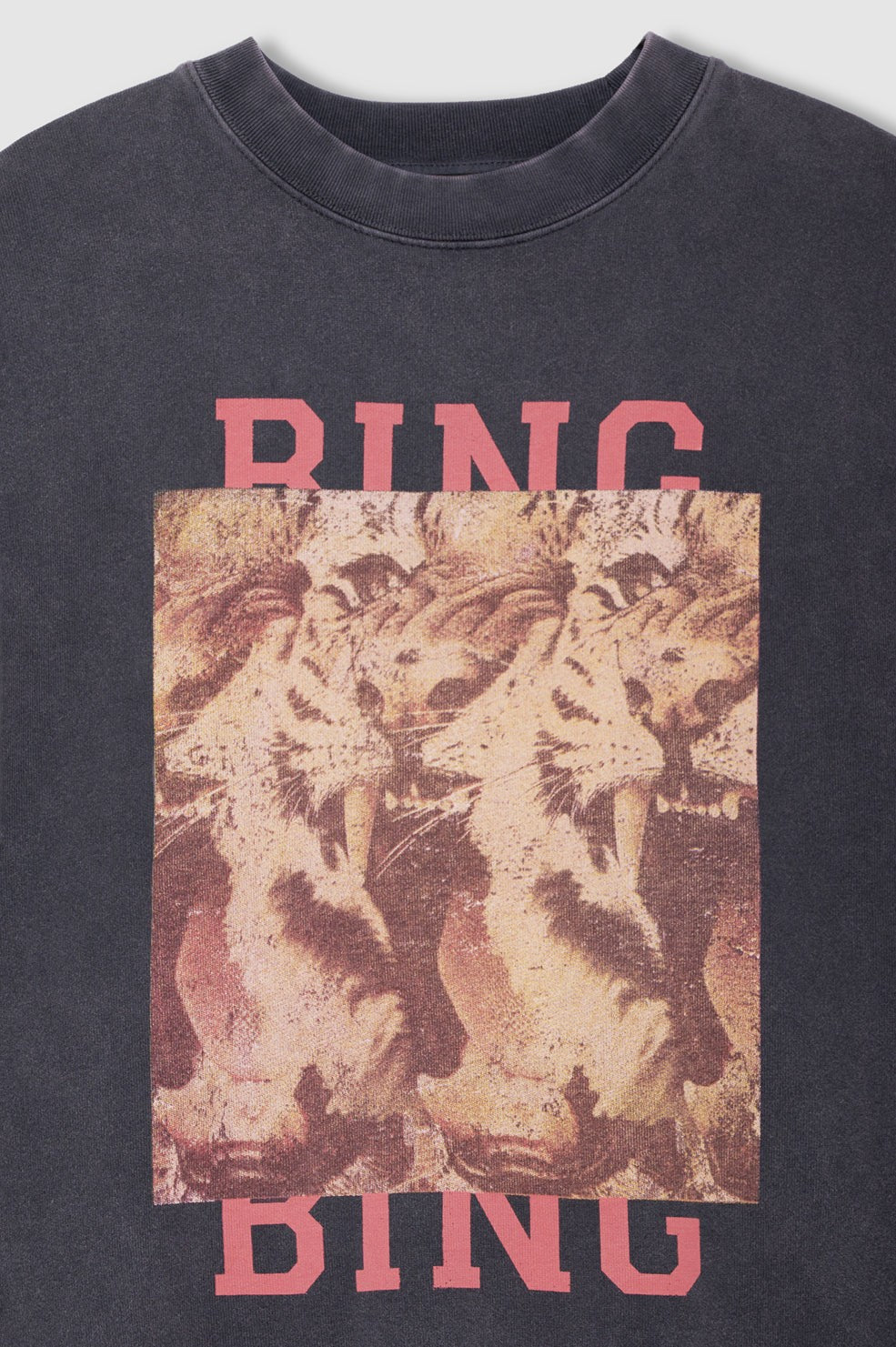 Miles Sweatshirt Tiger Bing - Washed Black