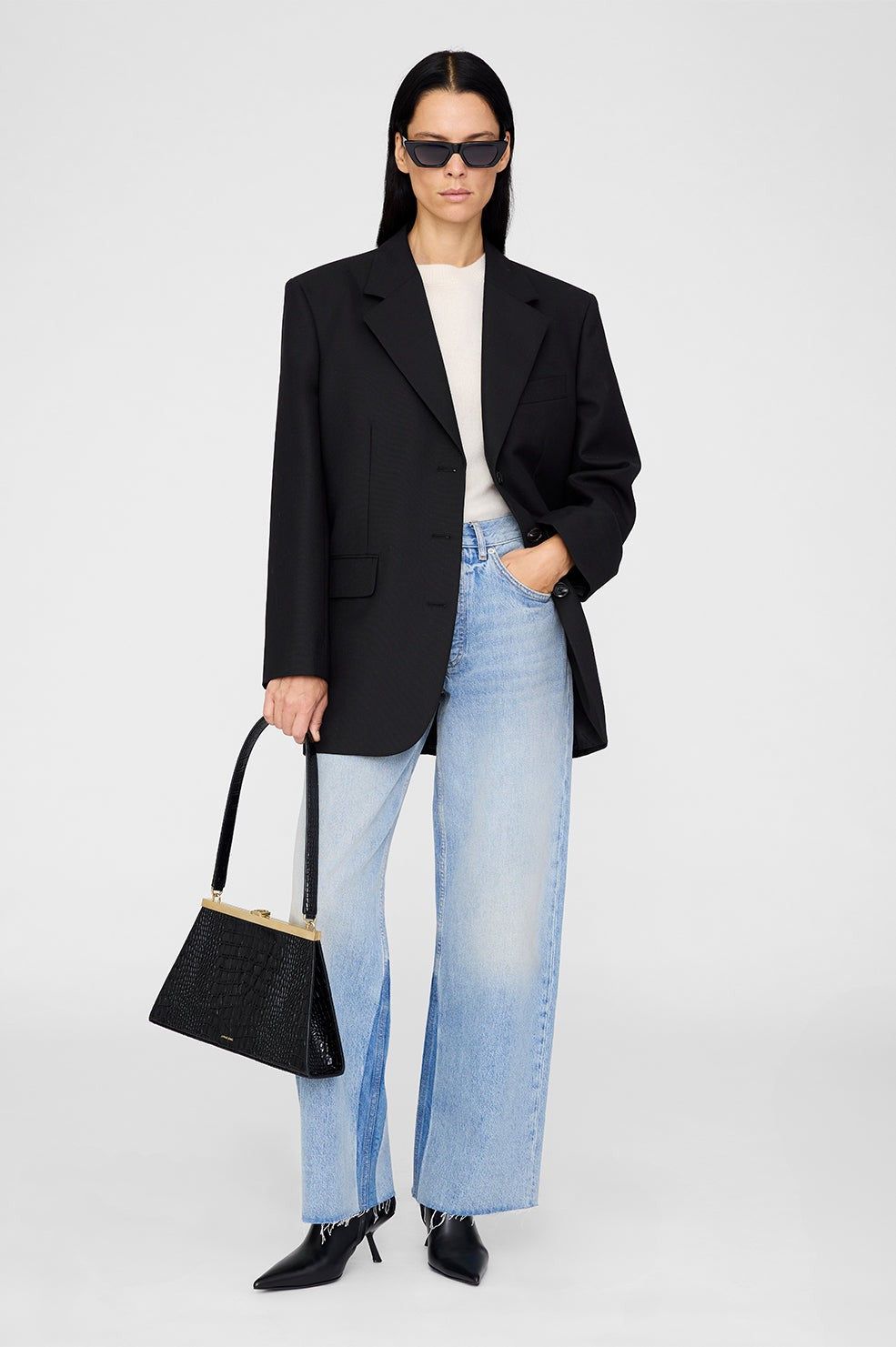 Anine Bag - Black Embossed