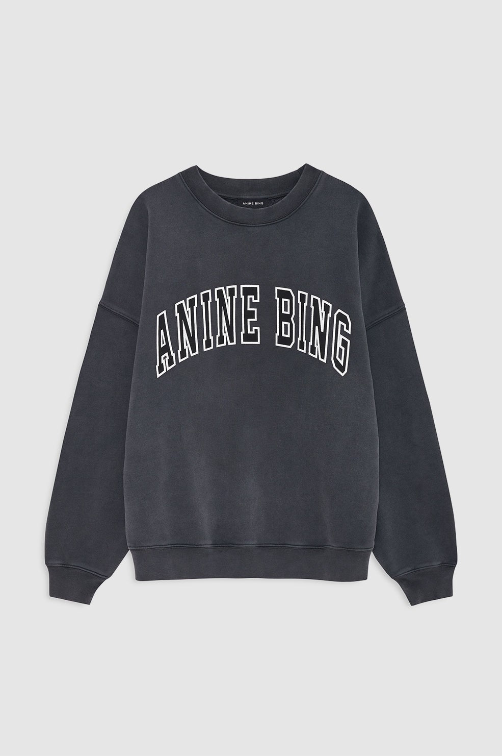 Miles Sweatshirt New Classic - Washed Black