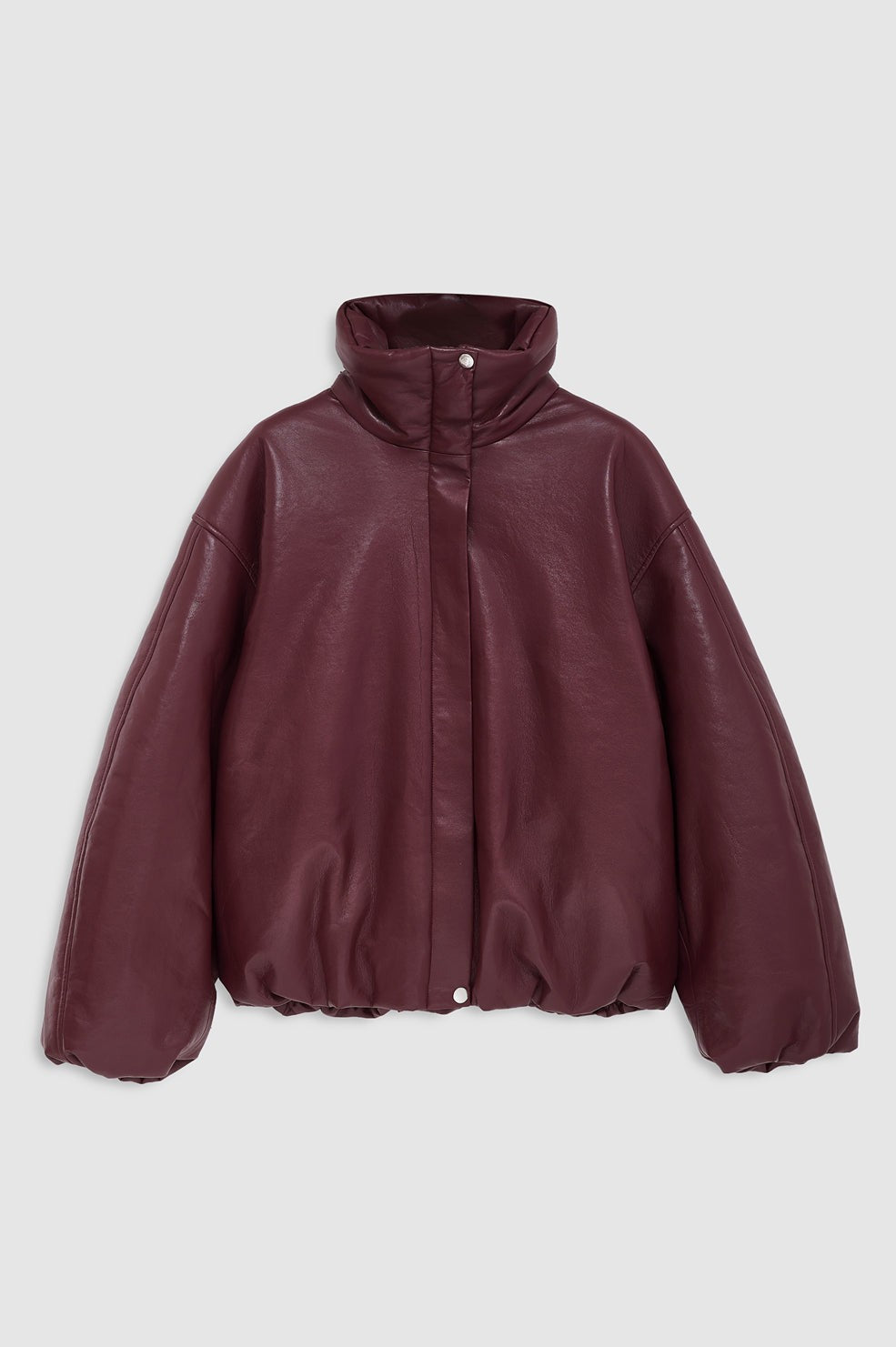 Cyrus Jacket - Burgundy Recycled Leather
