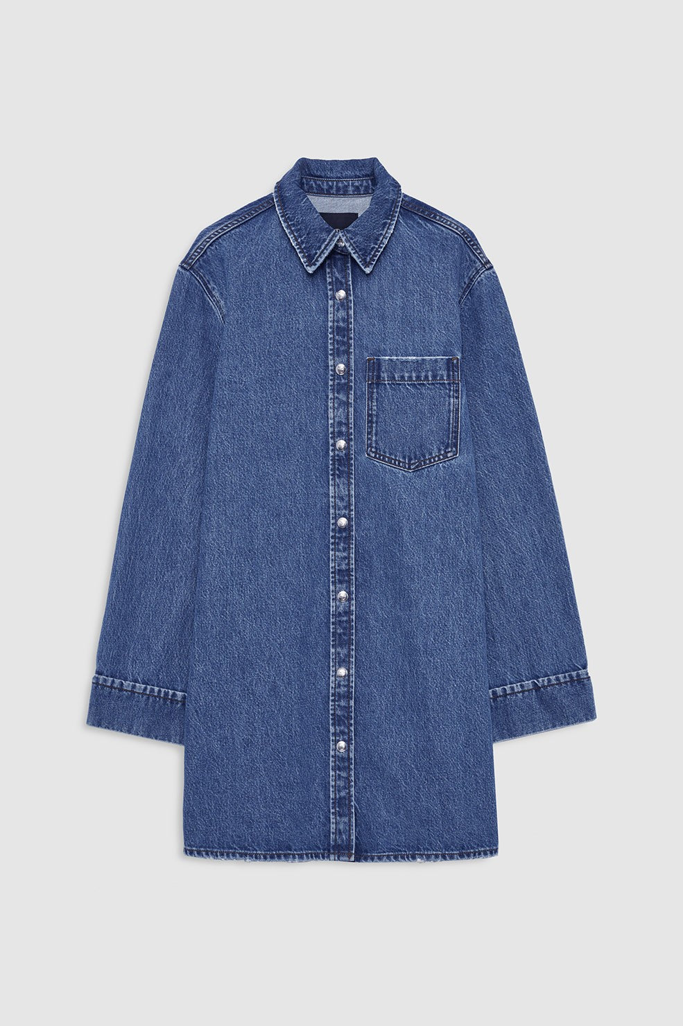 Mary Dress Long Sleeve - Freshwater Blue
