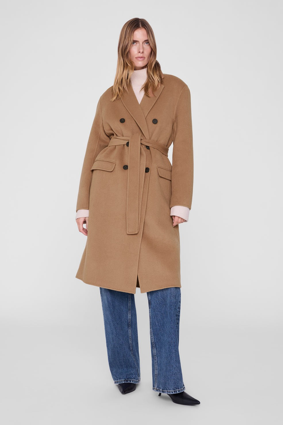 Sana Coat - Camel Cashmere Blend