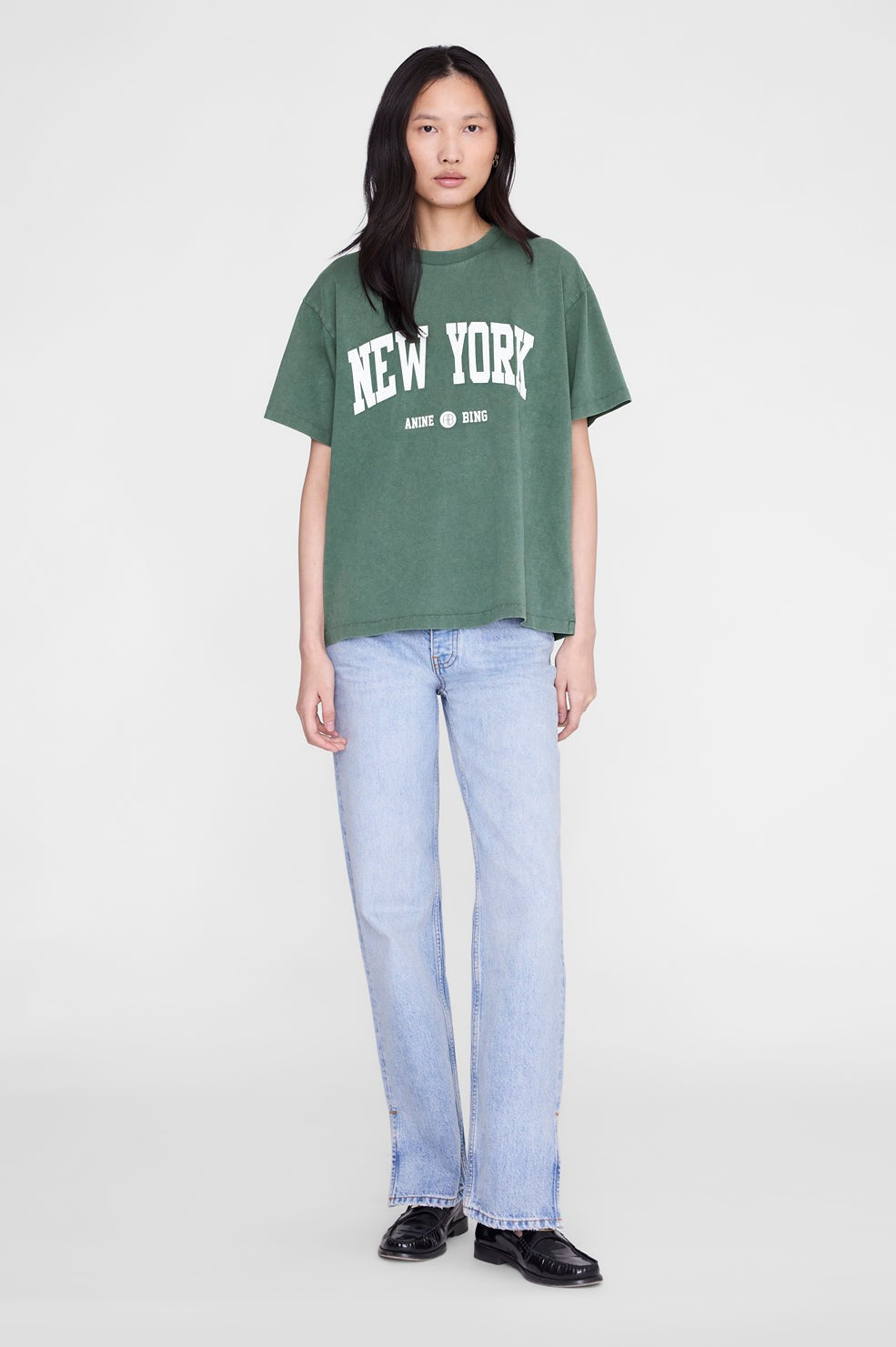 Cade Tee New York University - Cilantro