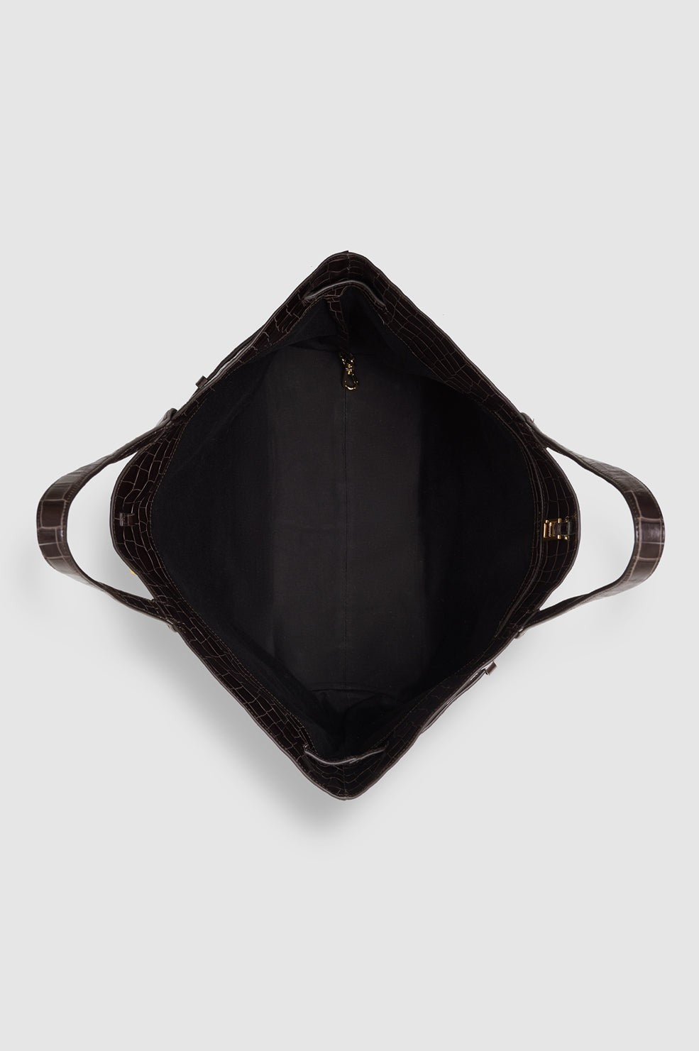 Elly Tote Embossed - Dark Brown
