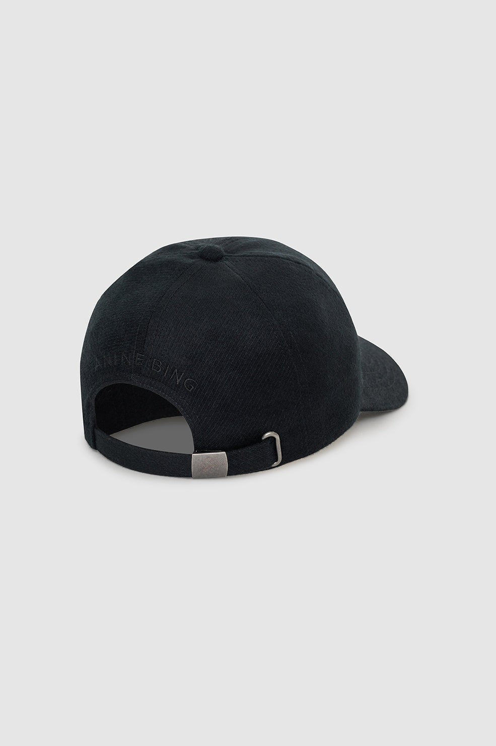 Jeremy Baseball Cap - Black Wool