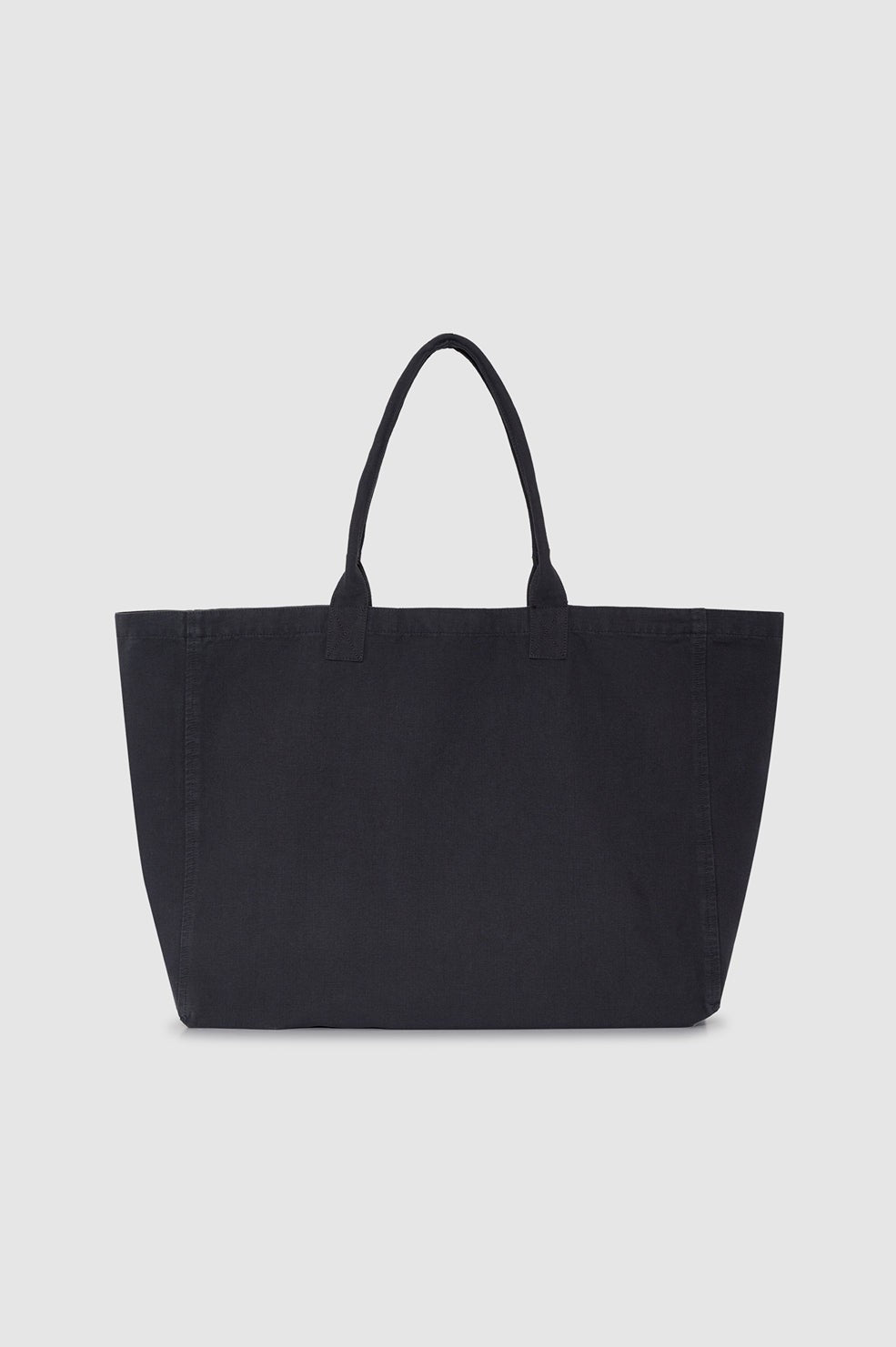 Leo Canvas Tote - Washed Black
