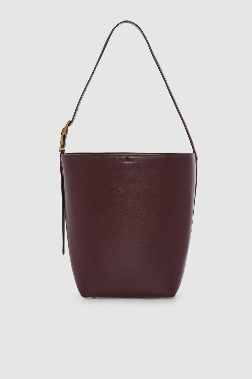 Elly Bucket Bag Grained Leather - Fig