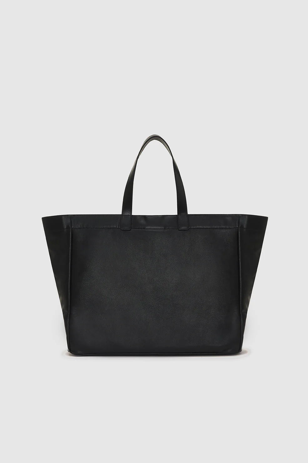 Large Rio Tote - Black Recycled Leather
