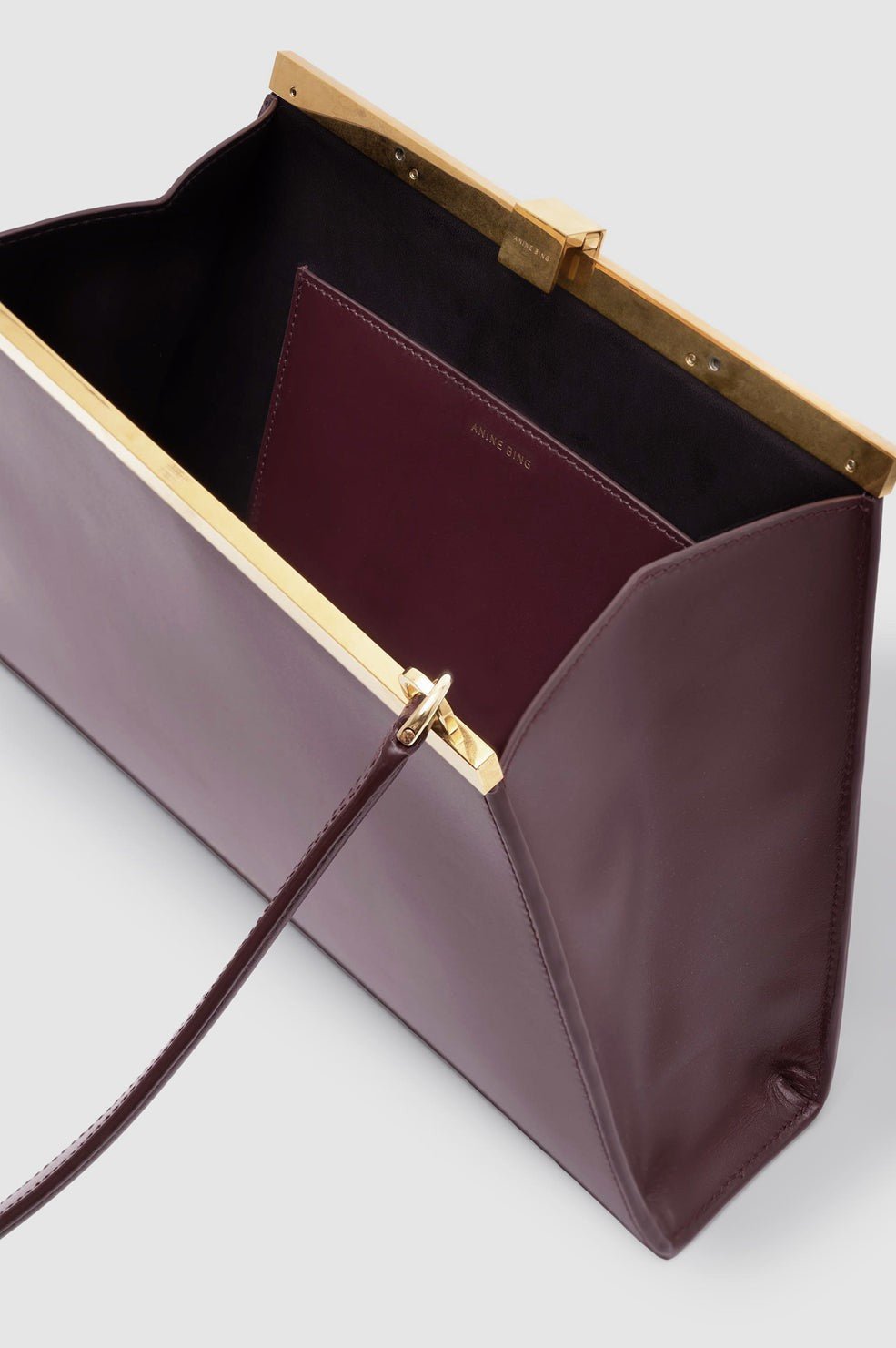 Anine Bag Smooth Leather - Fig