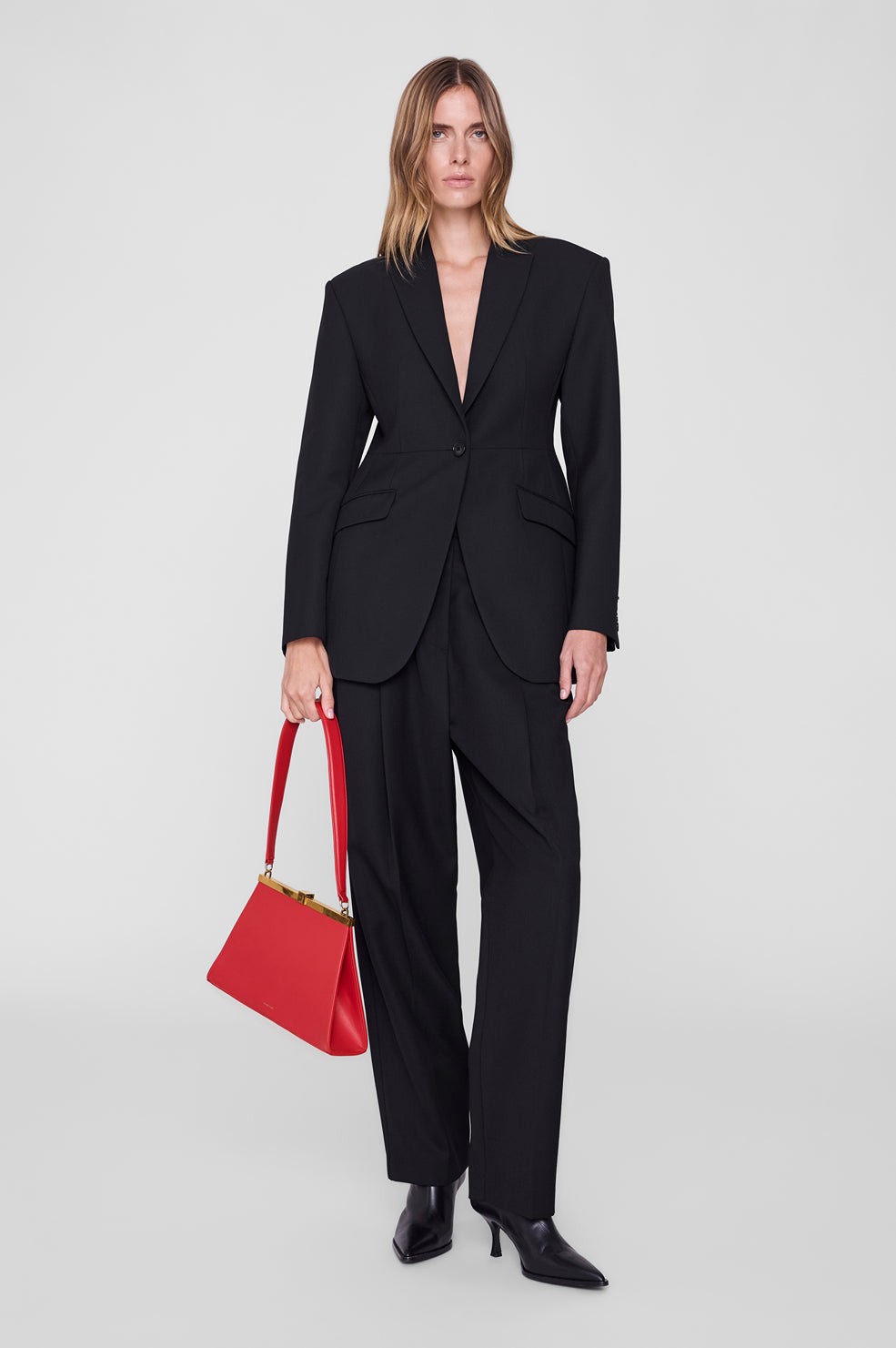 Anine Bag Smooth Leather - Tango Red