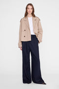 Rickie Cropped Trench - Beige
