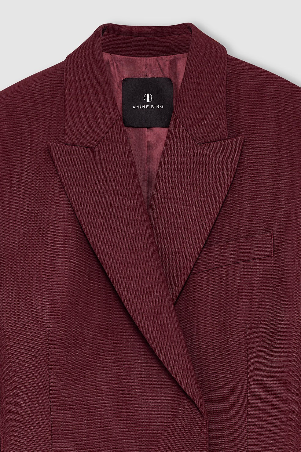 Aretha Blazer - Burgundy