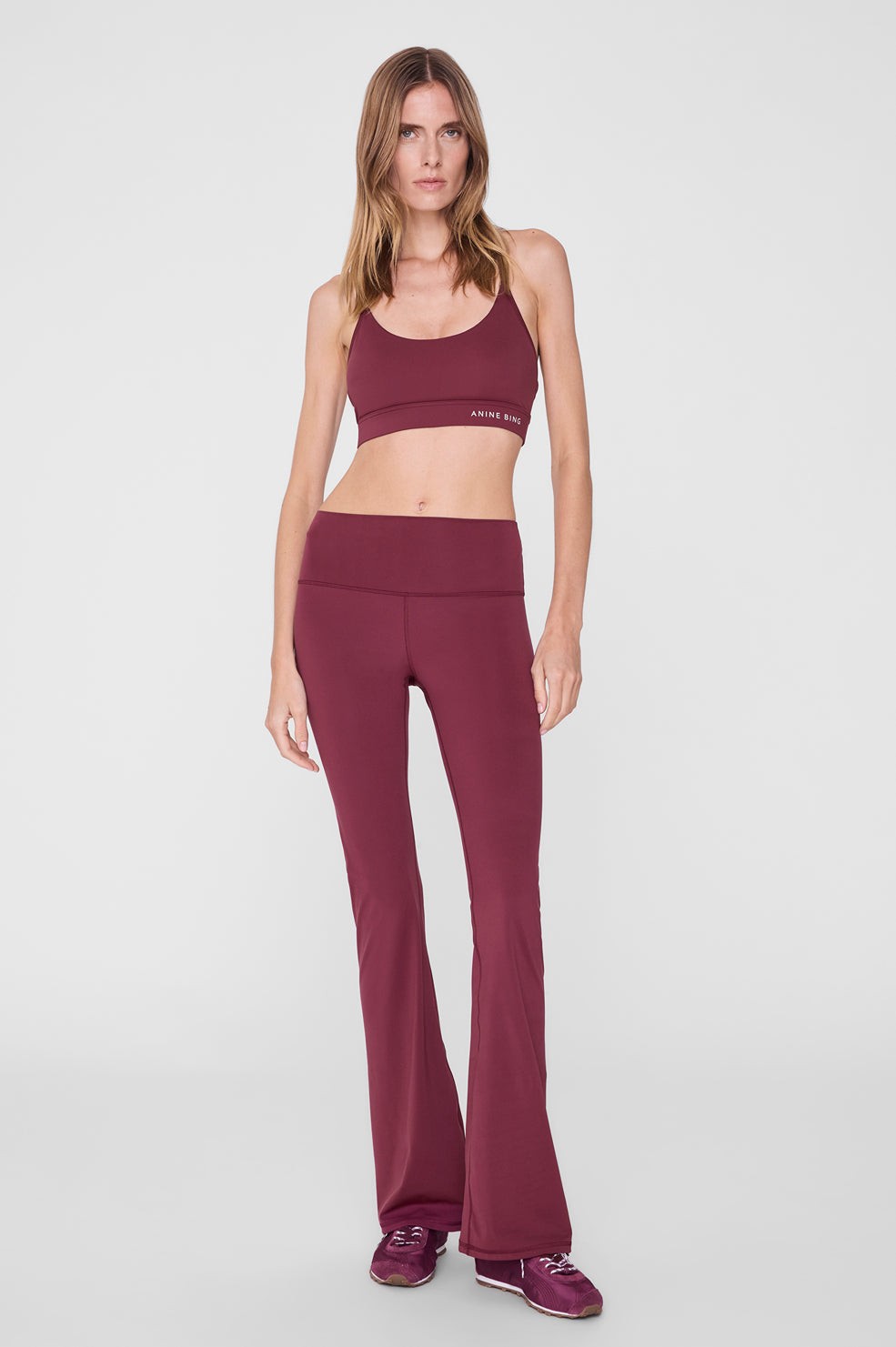 Gabrielle Legging - Burgundy