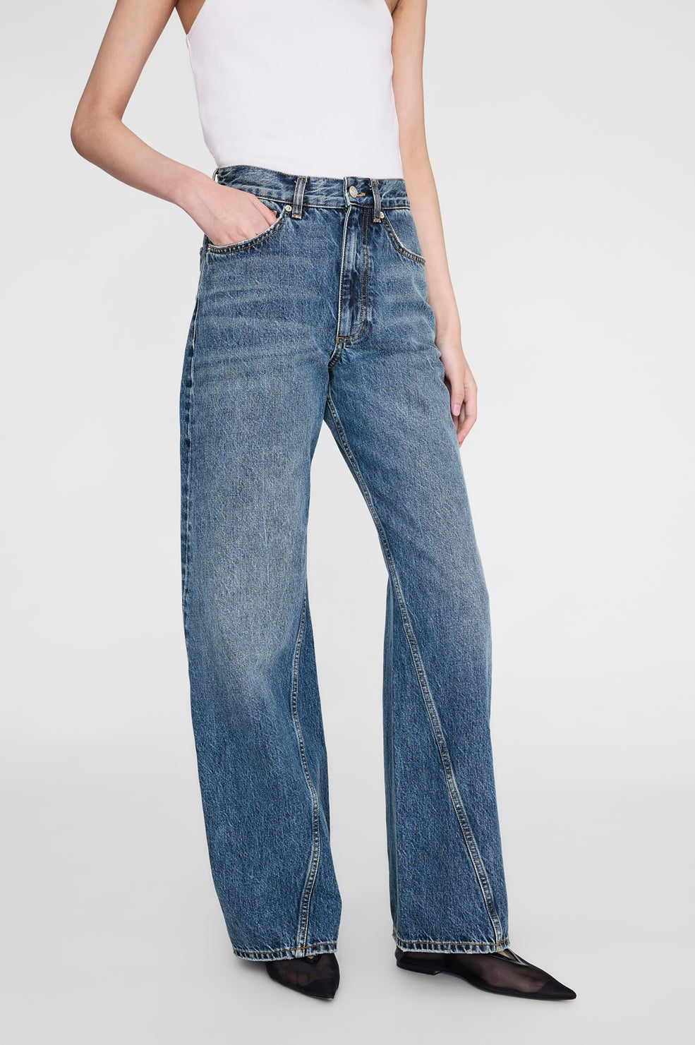 Brie Jean 33" - Cabana Blue
