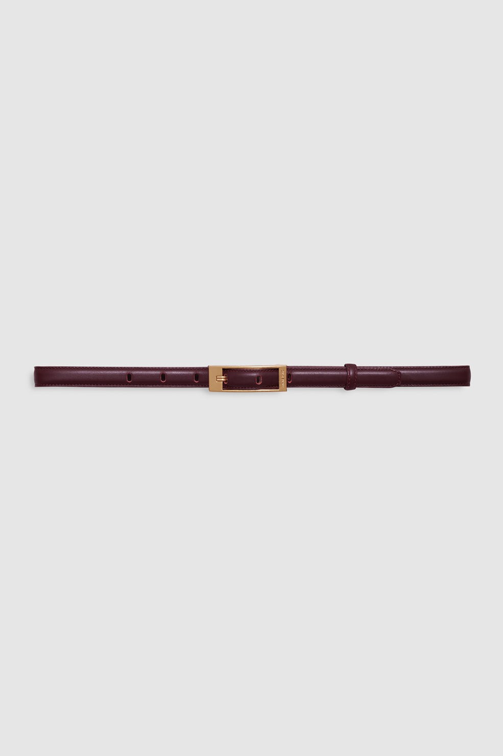 Elly Belt Smooth Leather - Fig