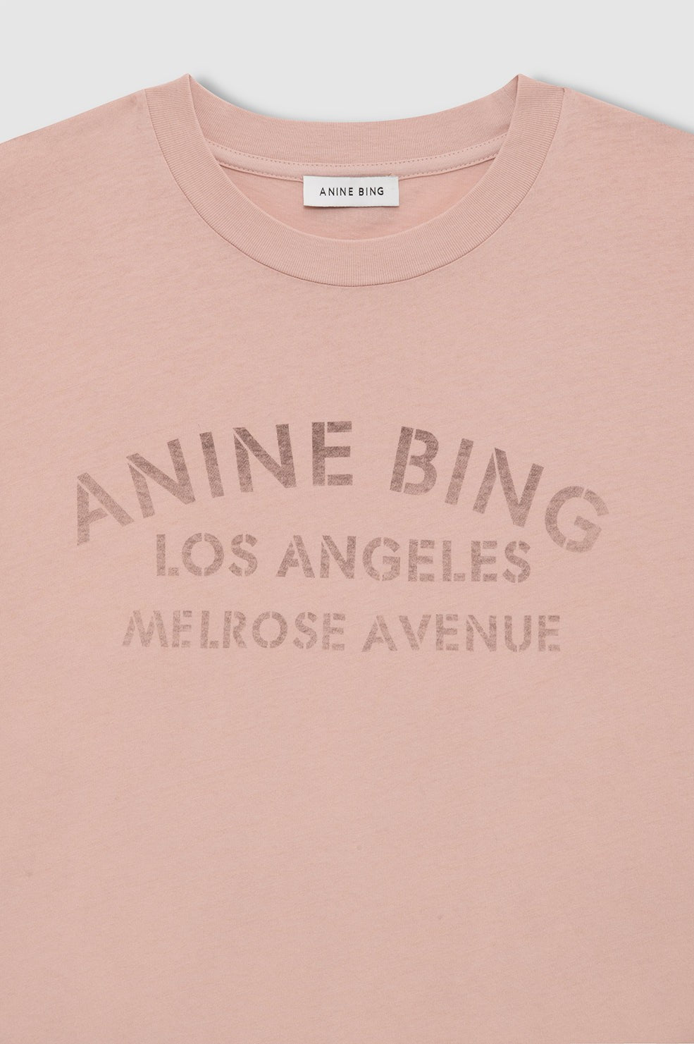Ivan Long Sleeve Melrose Stencil - Washed Blushed