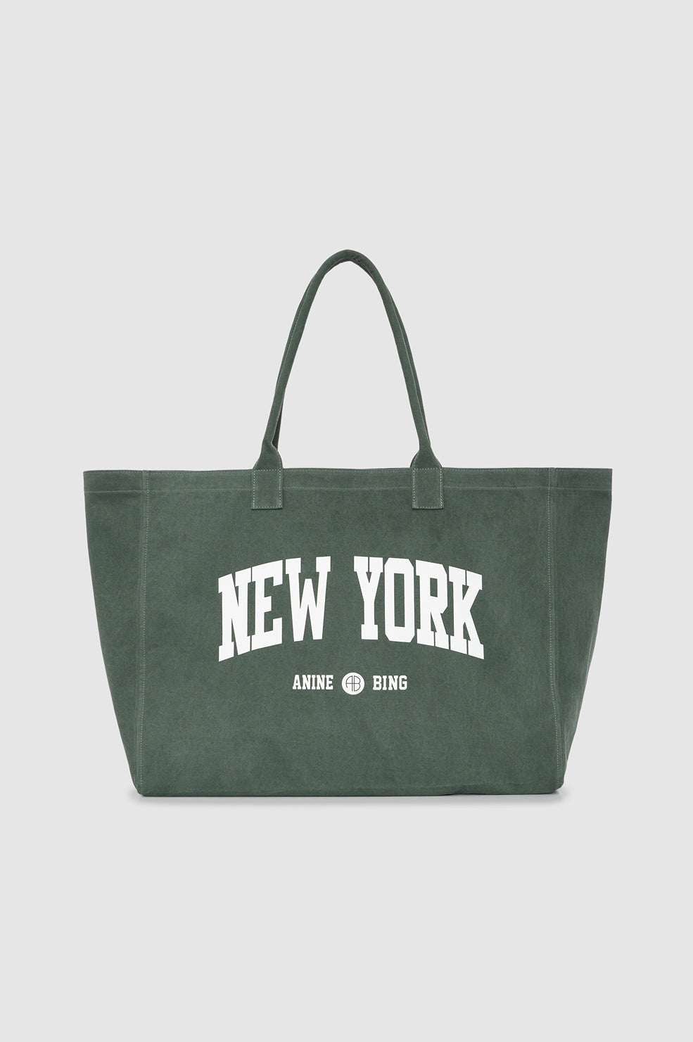 Leo Canvas Tote New York University - Cilantro
