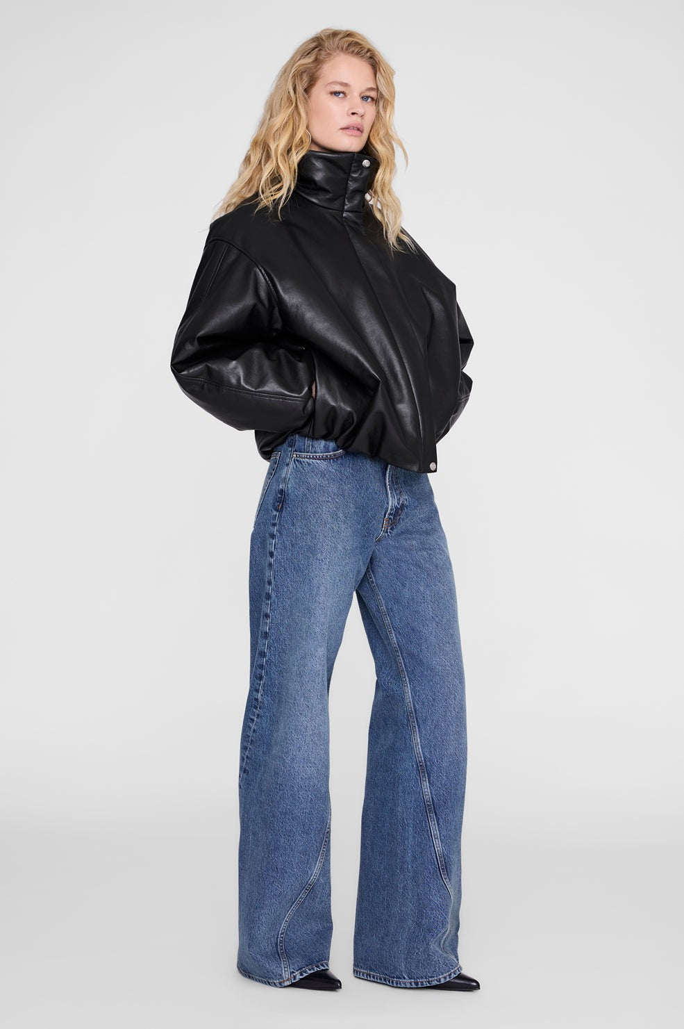 Cyrus Jacket - Black Recycled Leather