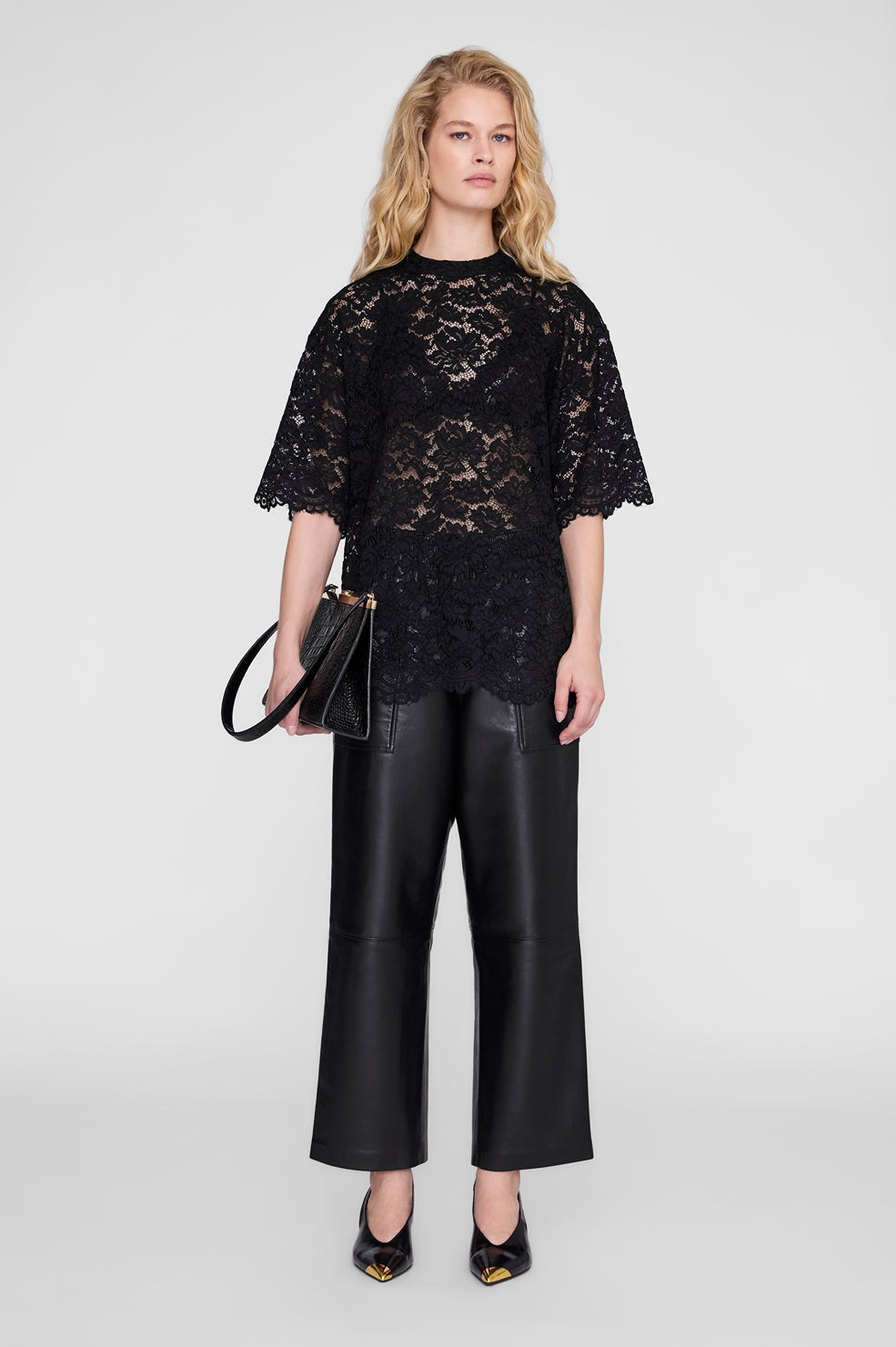 Zeina Top - Black Lace