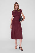 Fran Dress - Burgundy
