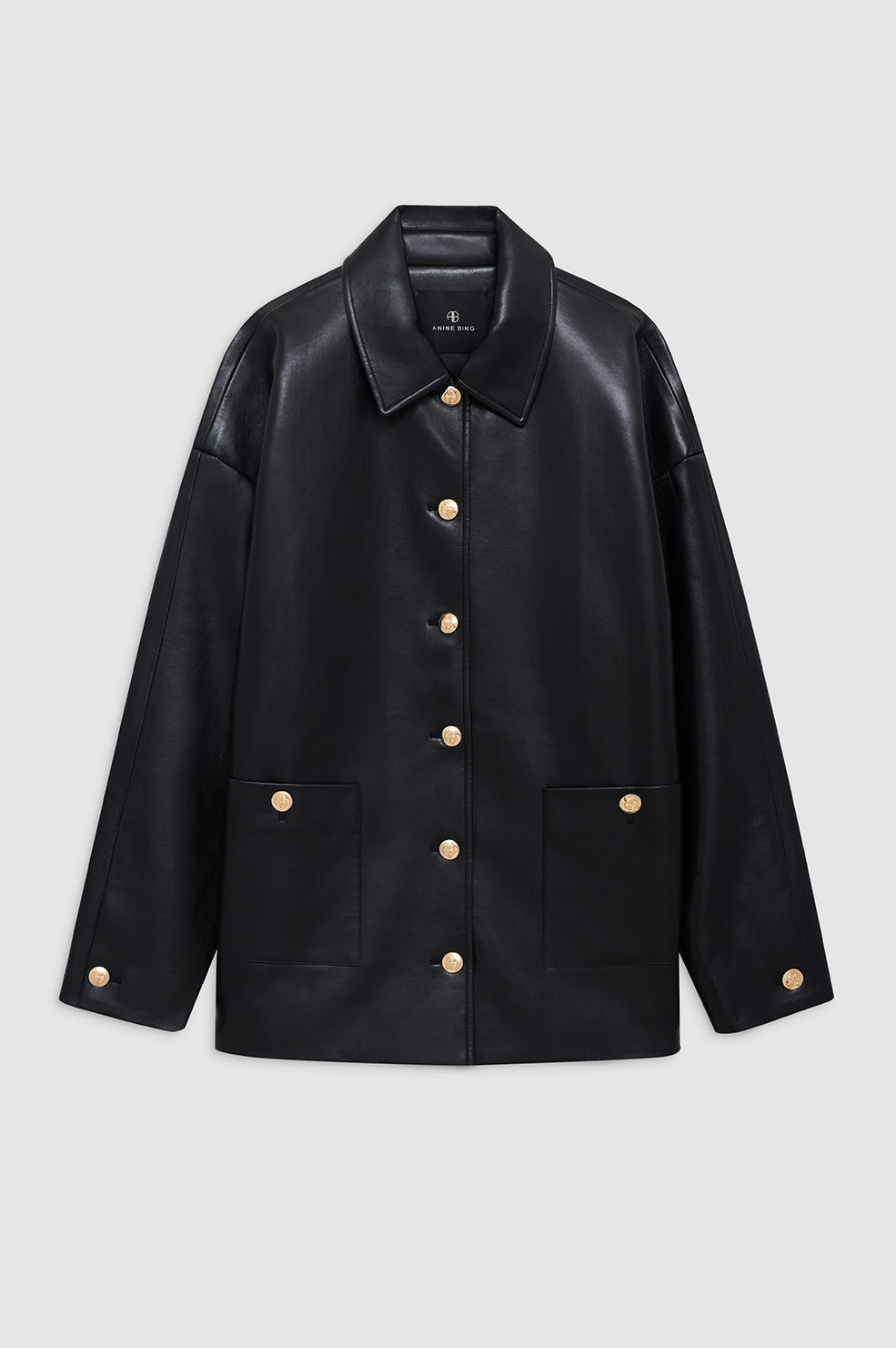 Luca Jacket - Black Recycled Leather