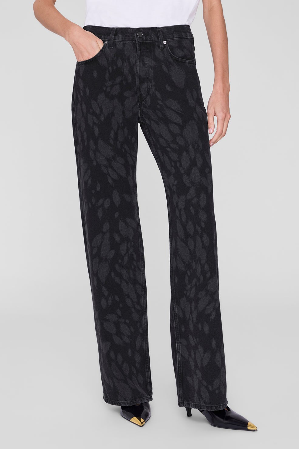 Hugh Jean 34" - Abstract Washed Black