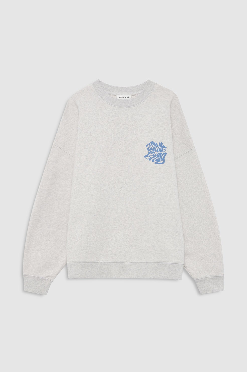 Miles Sweatshirt Waves - Heather Grey