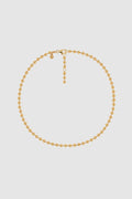 Beaded Necklace - 14k Gold