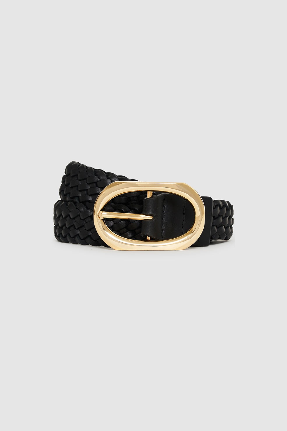 Signature Link Belt Braided - Black
