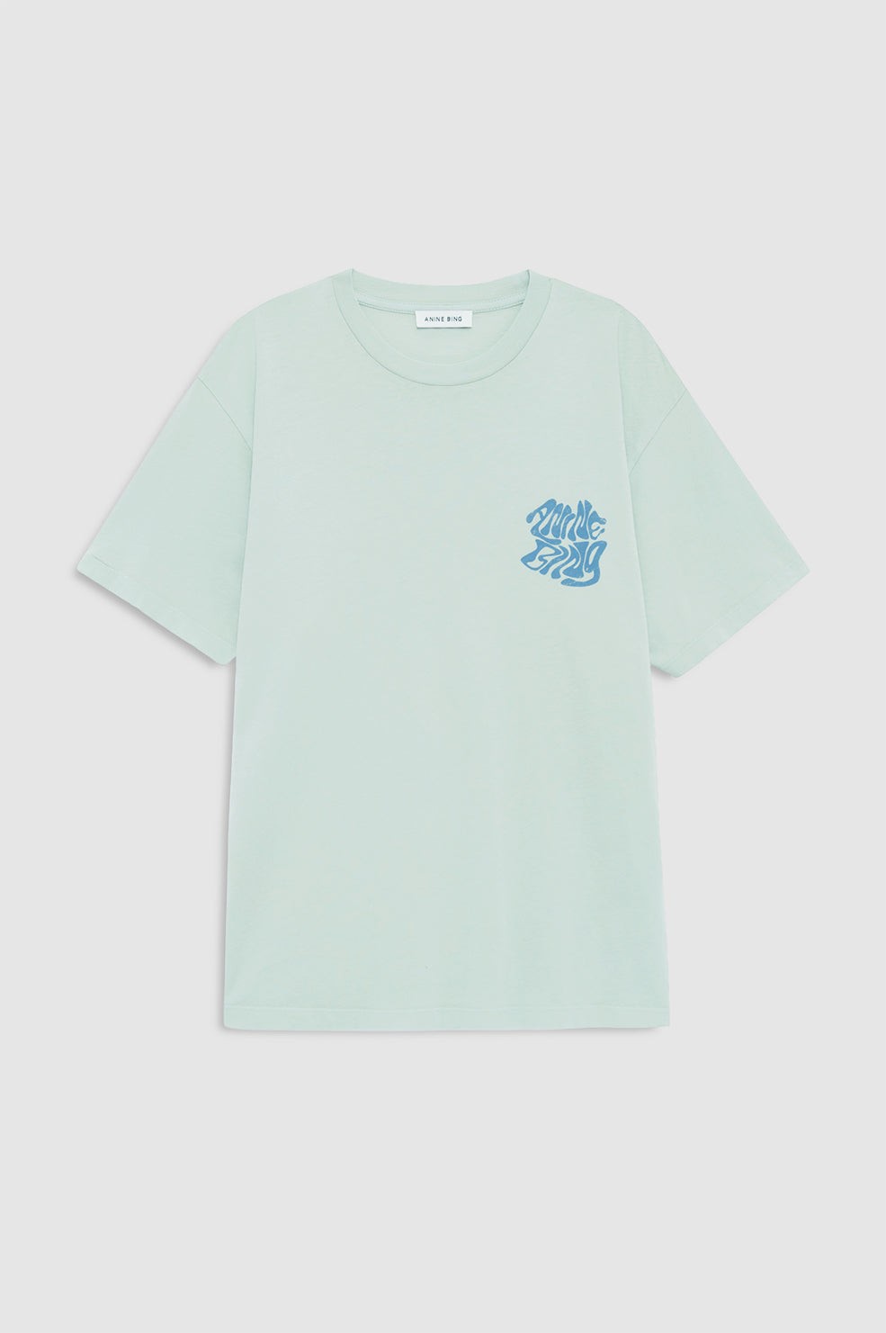 Cade Tee Wave - Washed Seafoam