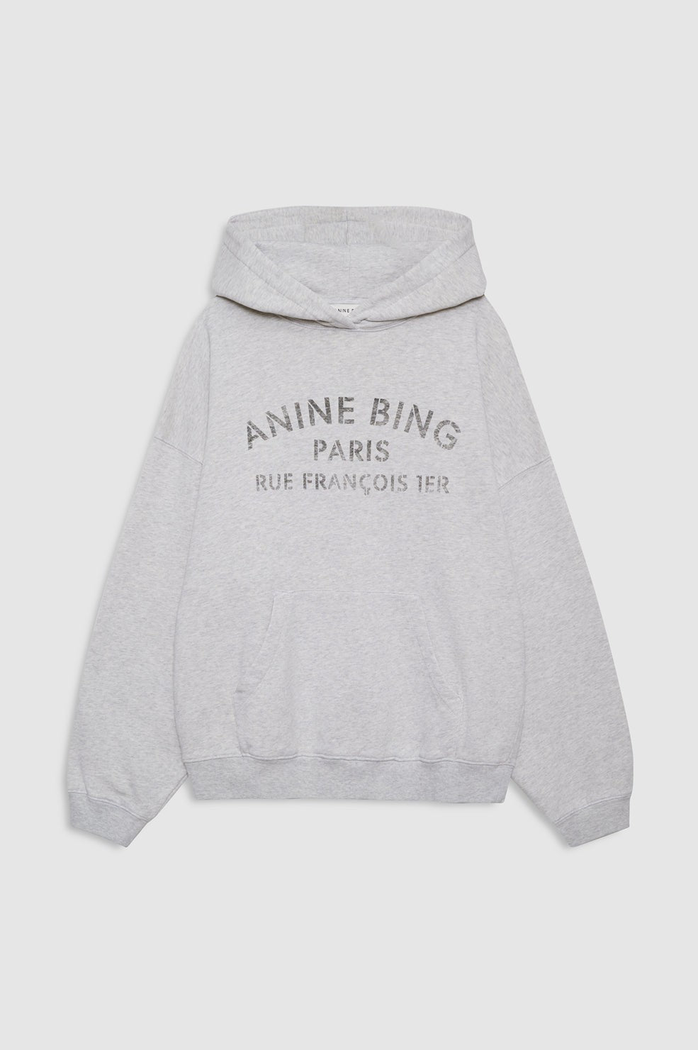 Harvey Sweatshirt Paris Stencil - Heather Grey
