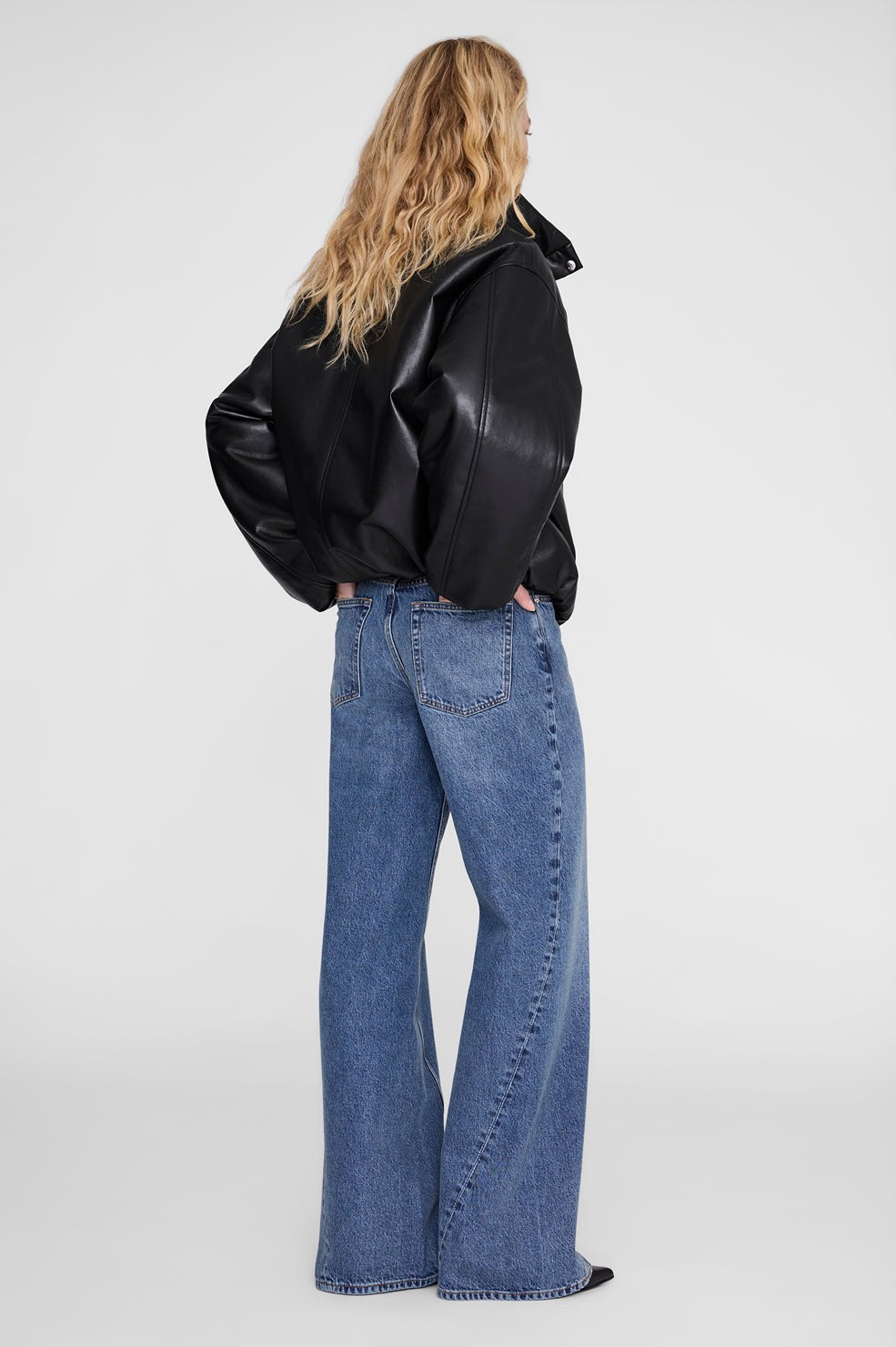 Cyrus Jacket - Black Recycled Leather