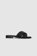 Ria Slides Braided - Black