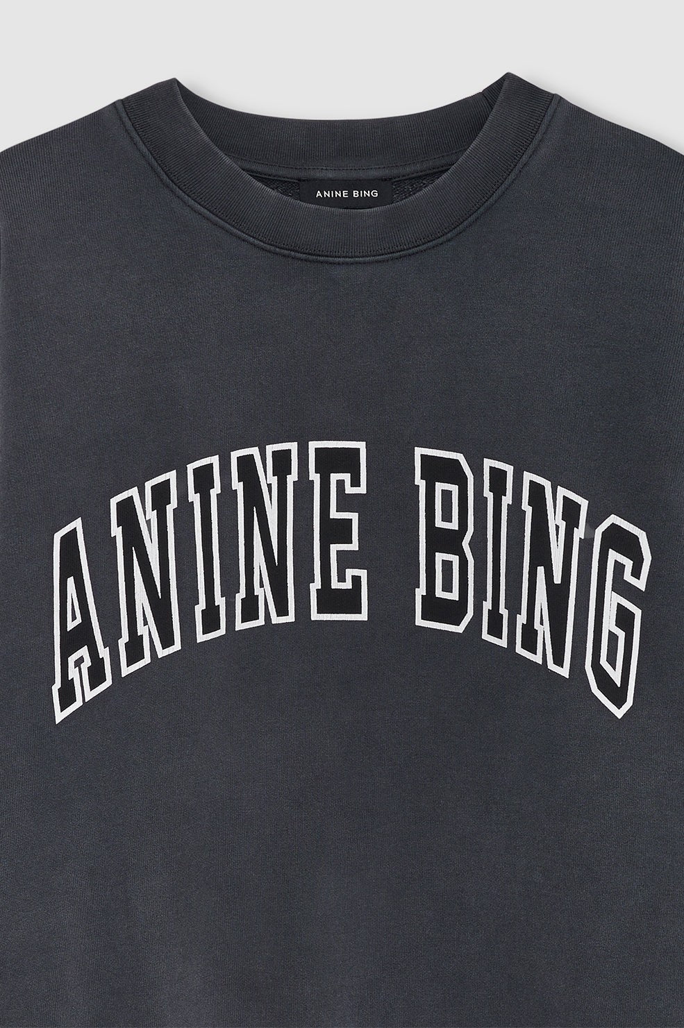 Miles Sweatshirt New Classic - Washed Black