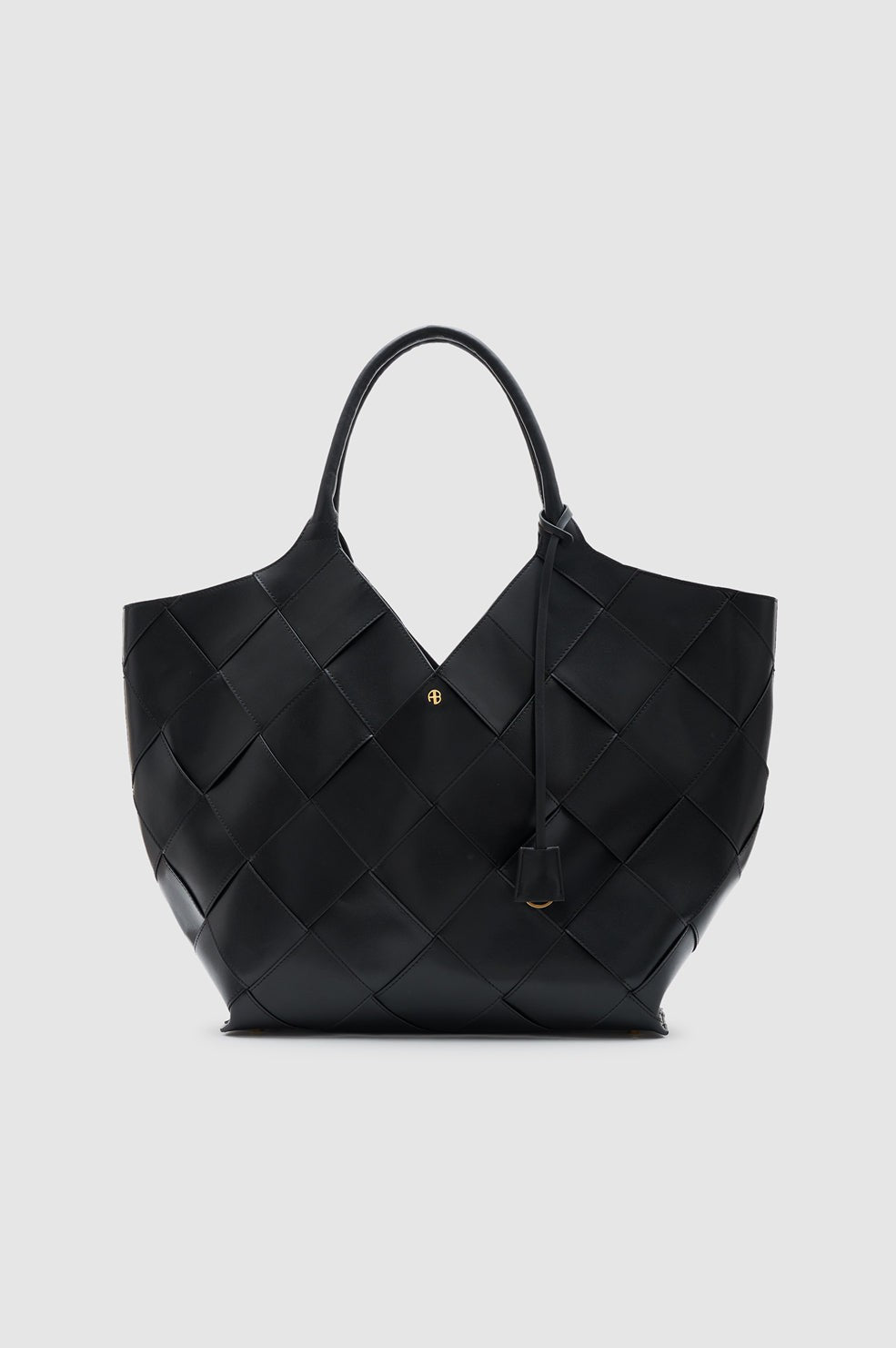 Lili Tote Braided Leather - Black