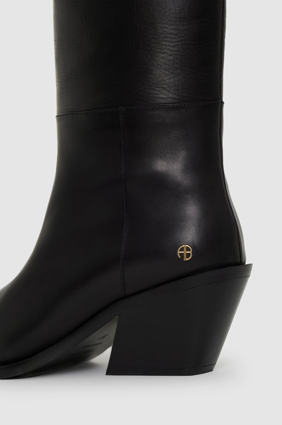 Tall Tania Soft Boots Smooth Leather - Black