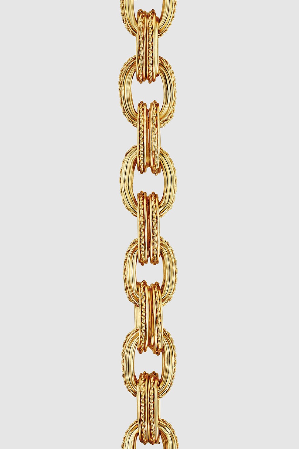 Double Link Chain Bracelet - Gold
