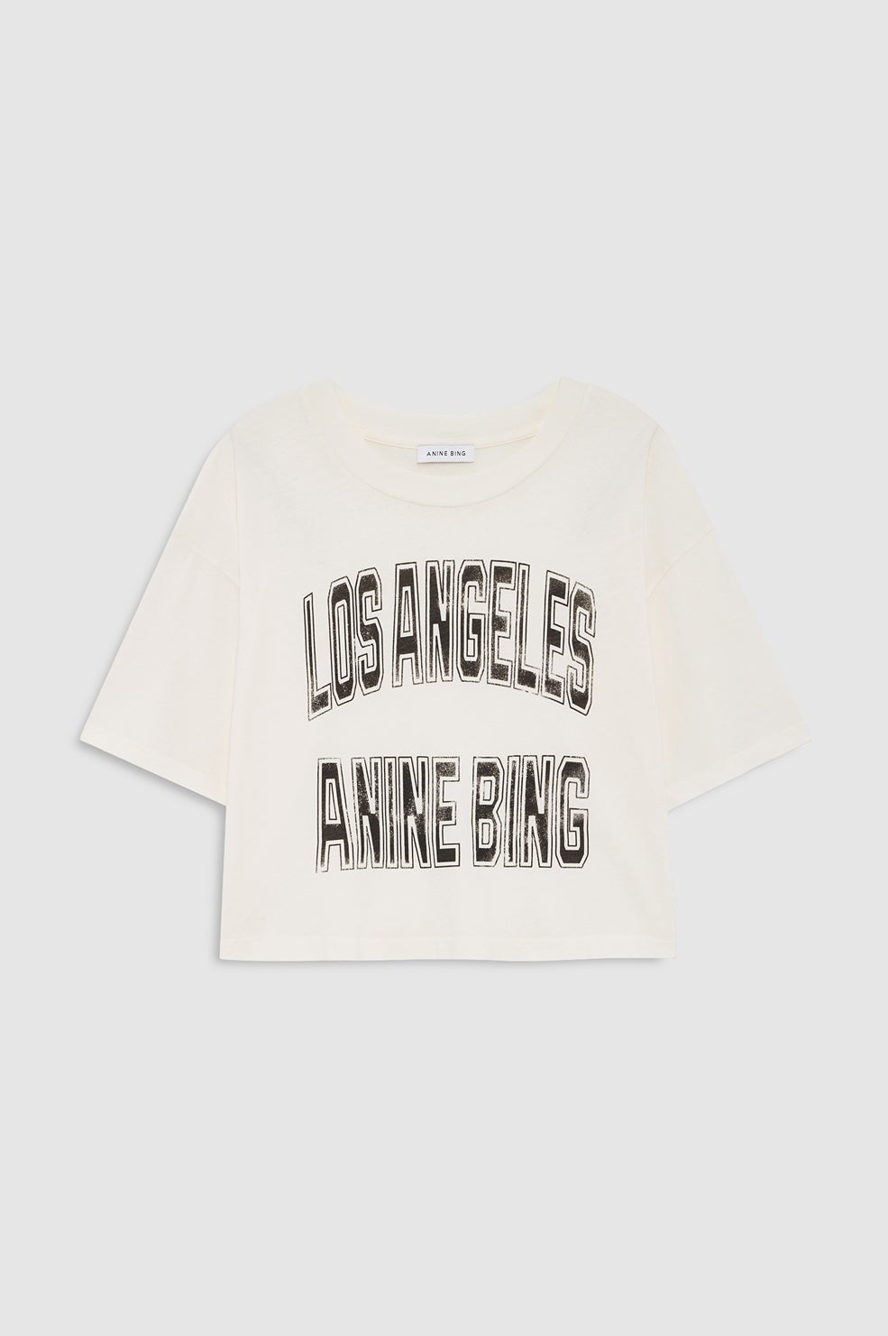 Johnny Cropped Tee - Cream