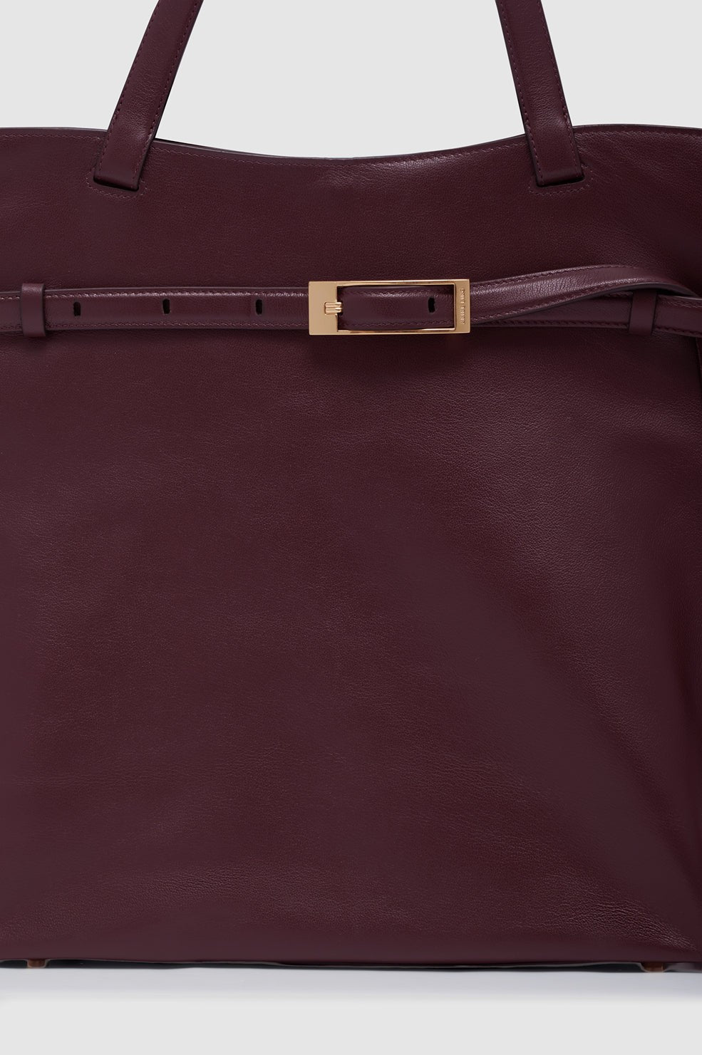 Elly Tote Grained Leather - Fig