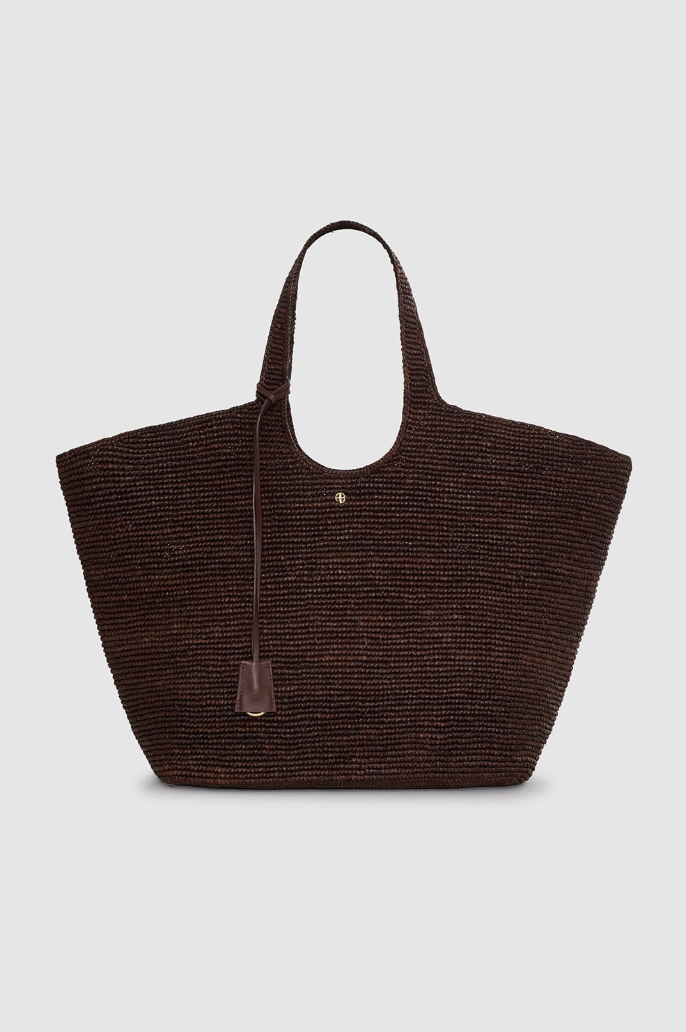 Lili Tote Raffia - Dark Brown