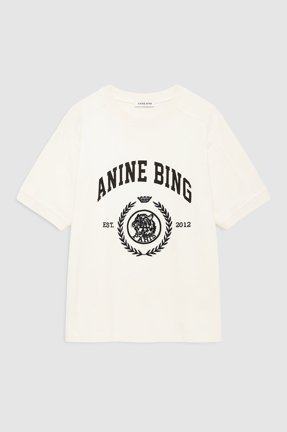 Jaylin Tee Collegiate - Washed Cream