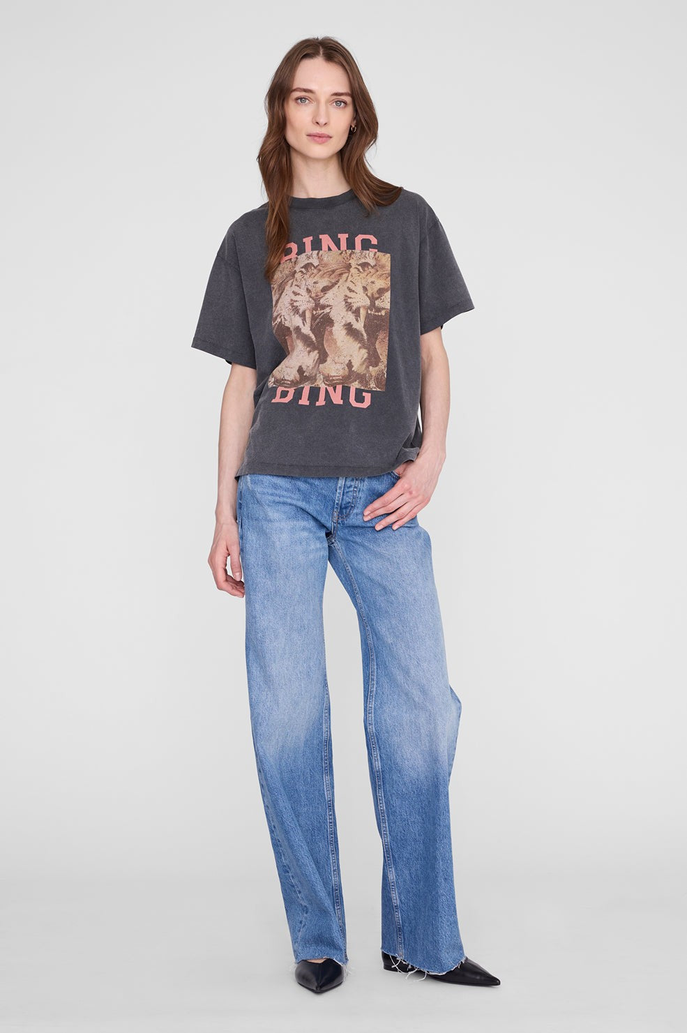 Cade Tee Tiger Bing - Washed Black